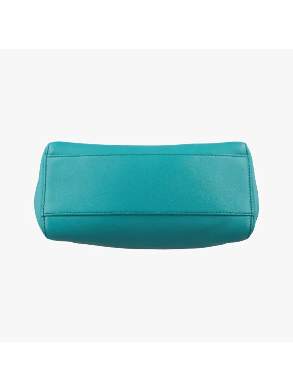 Fendi Peekaboo Mini Blue Leather Handbag